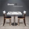Mesa Garabatos Corian 60x80 cm