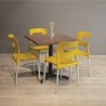 Paquete Averi de 4 sillas y Mesa Melamina
