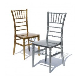 Silla tiffany plata