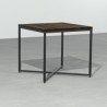 Mesa squadra "x" 80x80 cm