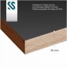Cubierta FORMICA® 80x80 cm cantos triplay