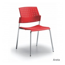 Silla Areta Estructura Cromada