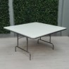 Mesa Imperial tablon cuadrado 150x150...