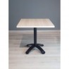 Mesa Melamina con Base pedestal de cruz...