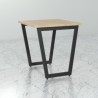 Mesa Guaymas Melamina y metal 120x70