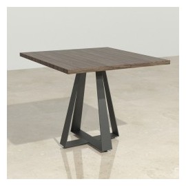 Mesa Vida con cubierta 80x80 melamina