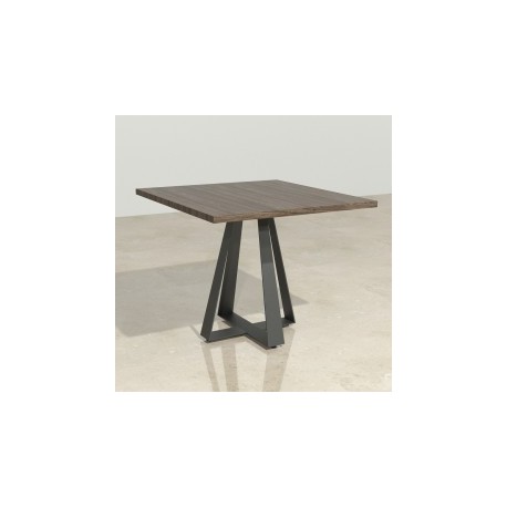 Mesa Vida con cubierta 80x80 melamina