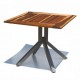 Mesa azteca 80x80 cm madera de teka brasileña