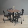 Paquete Tonet de 4 sillas y Mesa Melamina